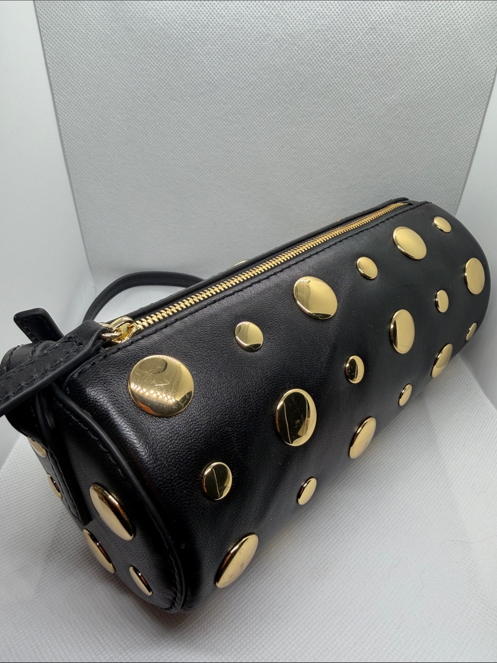 J. Crew Black Bordeaux bag in studded leather